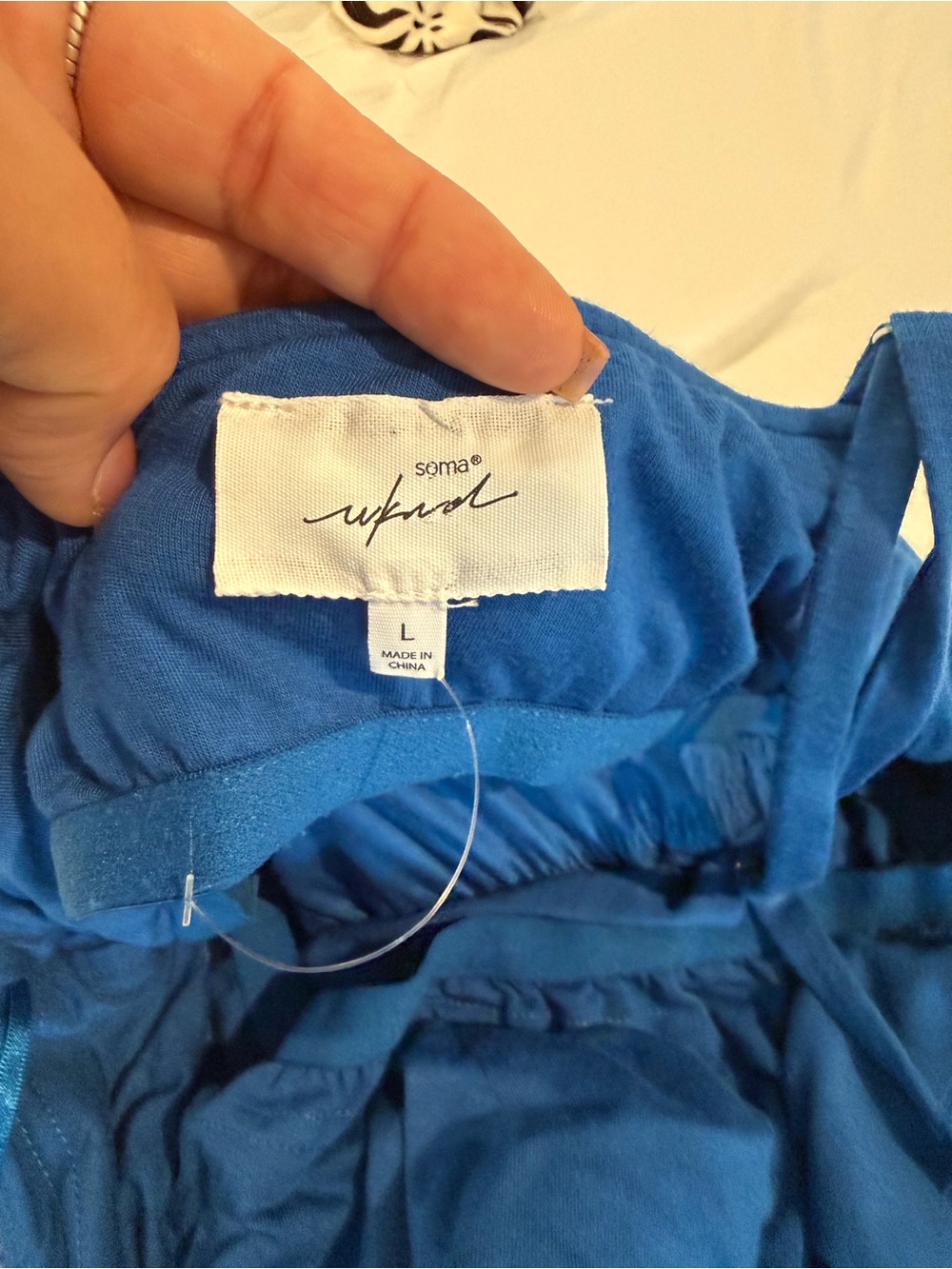 Soma Royal Blue Maxi Dress with Tie Waist - Picture 7 of 11